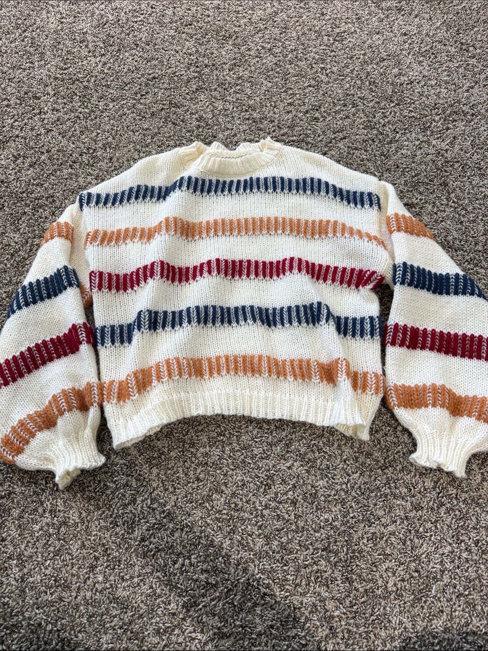 SHEIN chunky striped sweater